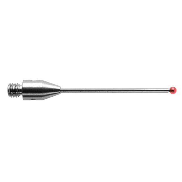 M3-Kugeltaster Ø1,5xL30,0mm, HM/Rubin, 630.00210