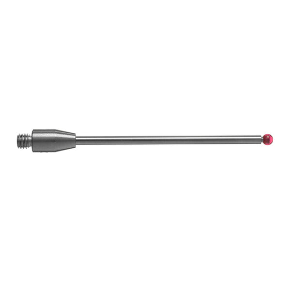 M3-Kugeltaster Ø2,0xL40,0mm, HM/Rubin, 630.00113