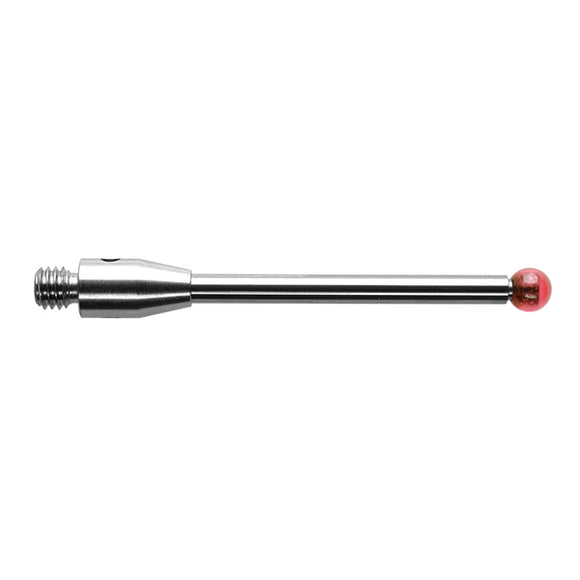 M3-Kugeltaster Ø3,0xL30,0mm, HM/Rubin, 630.00073