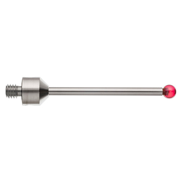 M5-Kugeltaster Ø5,0xL50,0mm, HM/Rubin, 630.00137