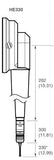 HE330 PHS2 Verlängerung M8x330mm CF, 620.20567
