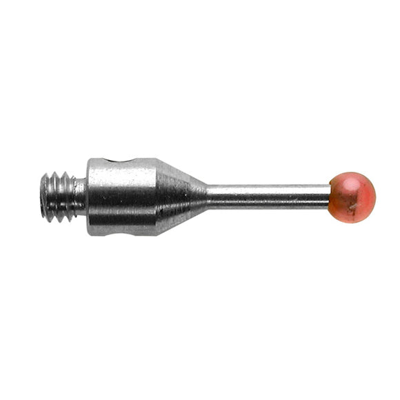 M2-Probe insert Ø2,0xL10,0mm, VA/ruby 630.00044